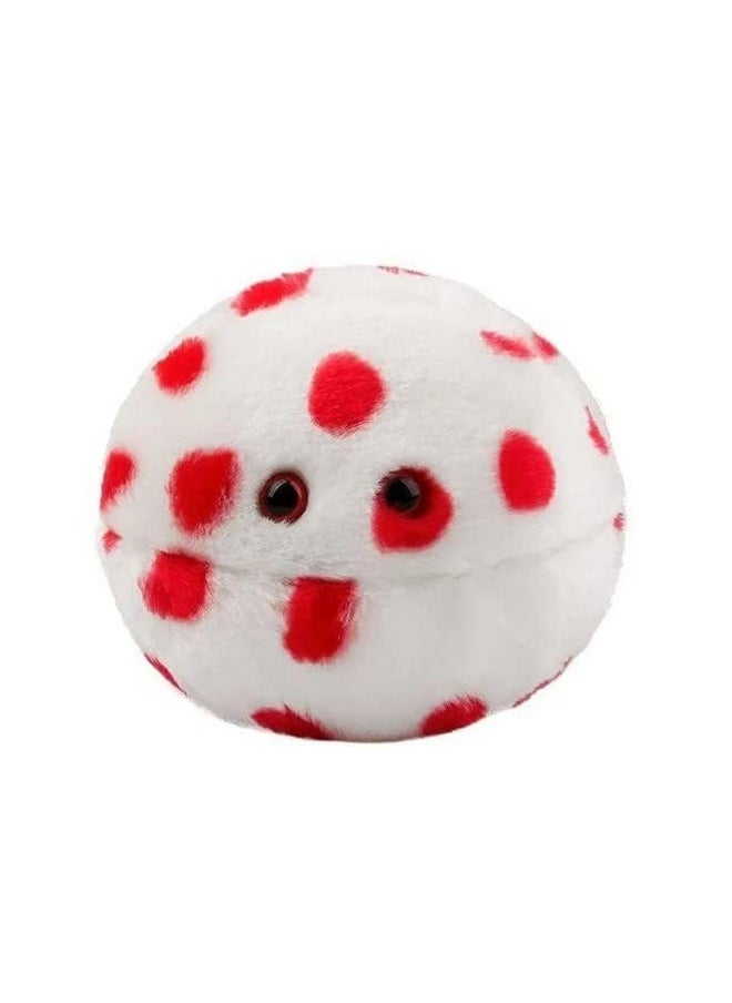 Giantmicrobes Measles Plush - Learn About Vaccines And Microbes With This Educational Plush, Memorable Gift For Pediatricians, Family, Nurses, Public Health And All With A Healthy Sense Of Humor