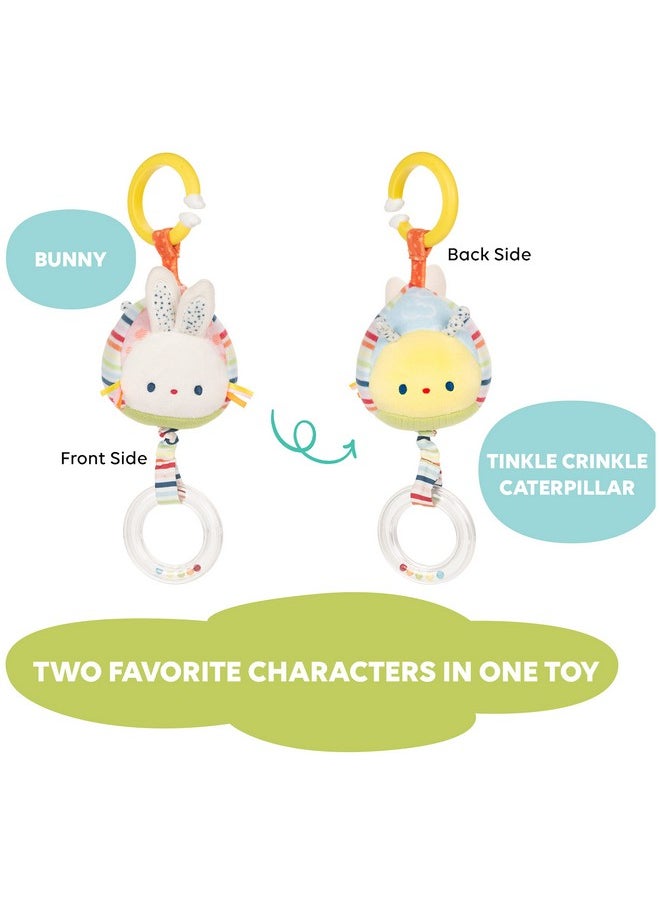 Gund Tinkle Crinkle Pull And Play Sensory Toy, Ultra Soft Animal Plush Toy For Babies And Newborns