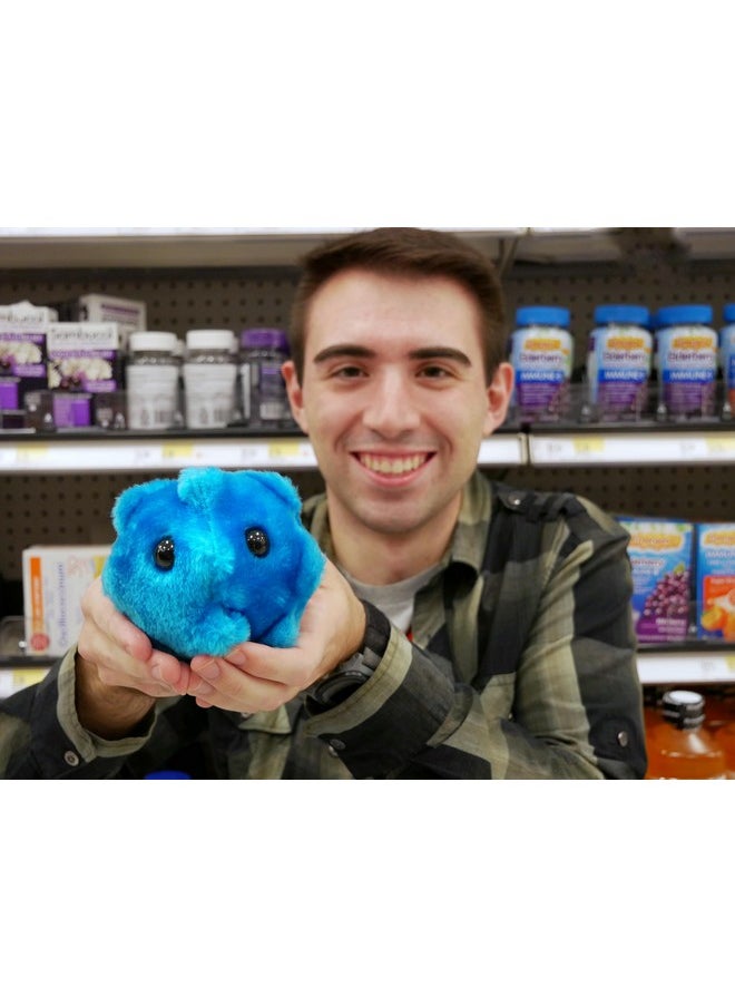 Giantmicrobes Common Cold Plush, Pediatrician Gifts, School Nurse Gifts, Gifts For Sick People, Funny Get Well Gifts, Funny Doctor Gifts,Biology Gifts