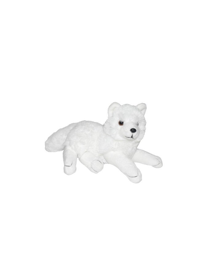 Cuddlekins Eco Mini Arctic Fox, Stuffed Animal, 8 Inches, Plush Toy, Fill Is Spun Recycled Water Bottles, Eco Friendly