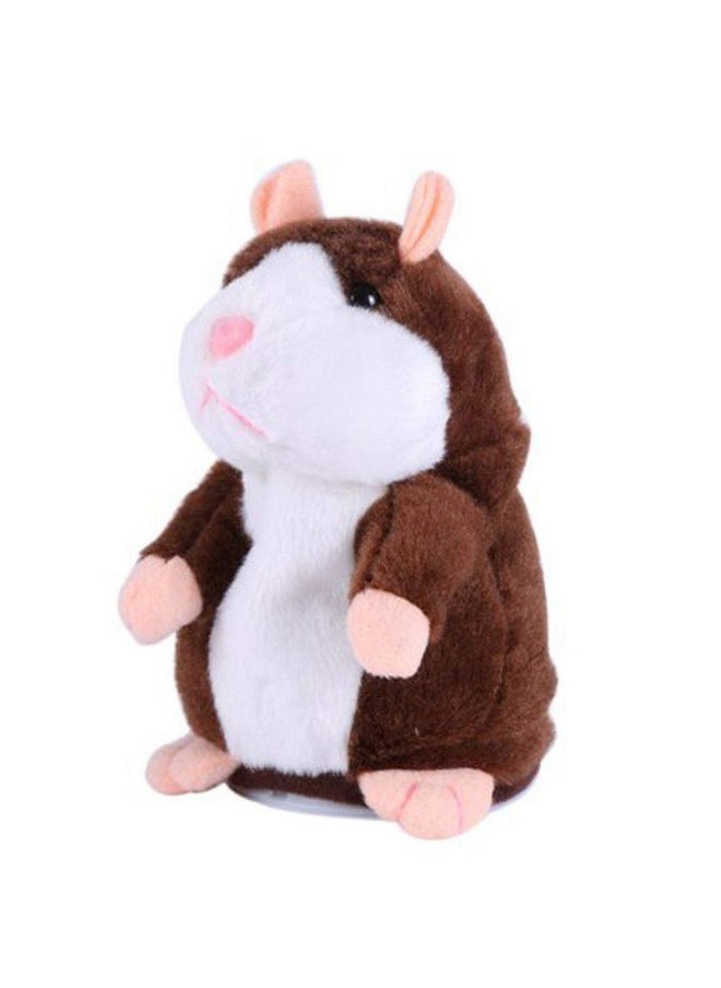 Plush Interactive Toys Pro Talking Hamster Repeats What You Say Electronic Pet Chatimals Mouse Buddy For Boy And Girl, 5.7 X 3 Inches, Brown