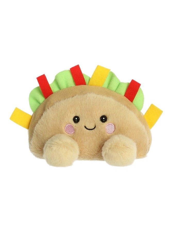 ® Adorable Palm Pals™ Fiesta Taco™ Stuffed Animal - Pocket-Sized Play - Collectable Fun - Brown 5 Inches