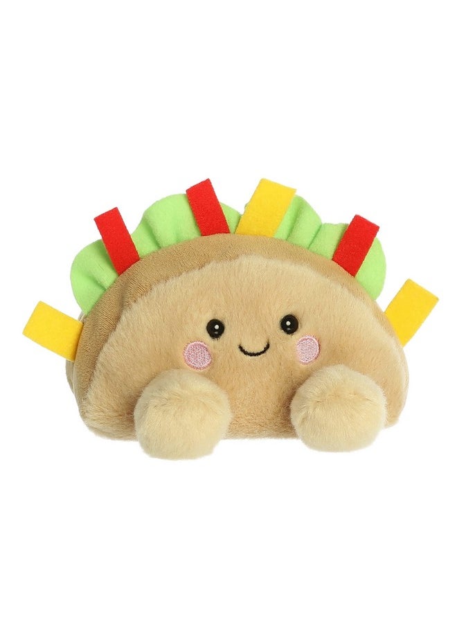 ® Adorable Palm Pals™ Fiesta Taco™ Stuffed Animal - Pocket-Sized Play - Collectable Fun - Brown 5 Inches