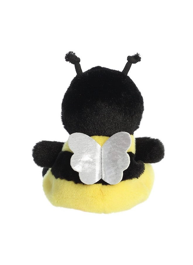 ® Adorable Palm Pals™ Queeny Bee™ Stuffed Animal - Pocket-Sized Play - Collectable Fun - Yellow 5 Inches