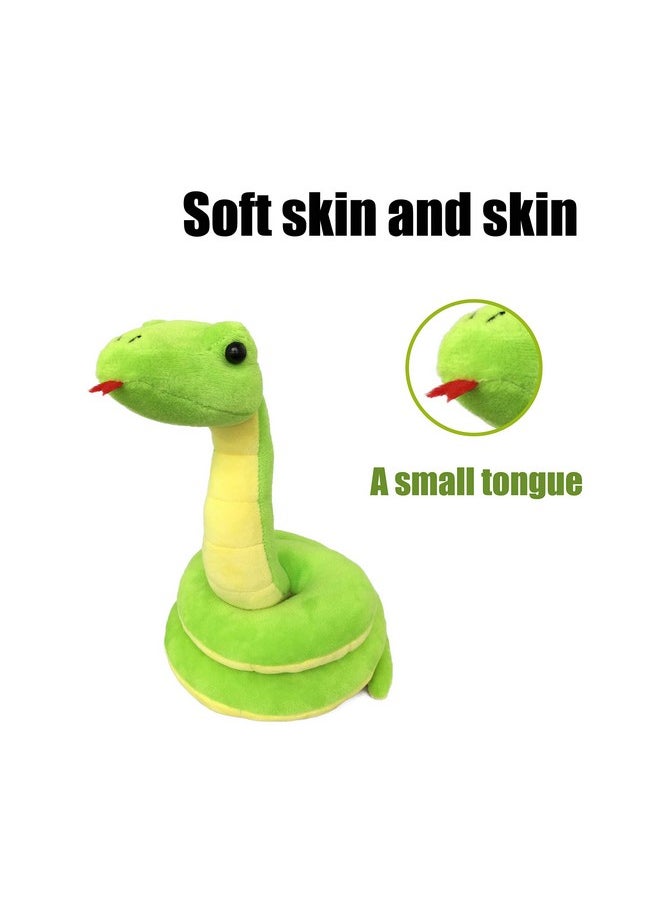 Lifelike Green Snake Stuffed Animal - Plush Toy (Standing)