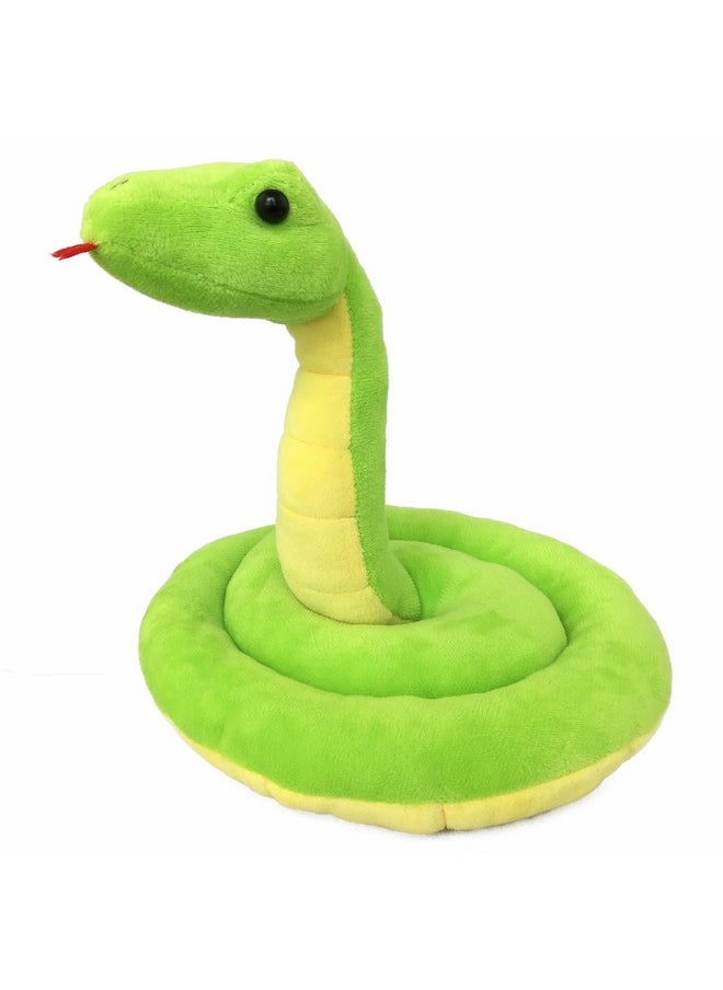 Lifelike Green Snake Stuffed Animal - Plush Toy (Standing)