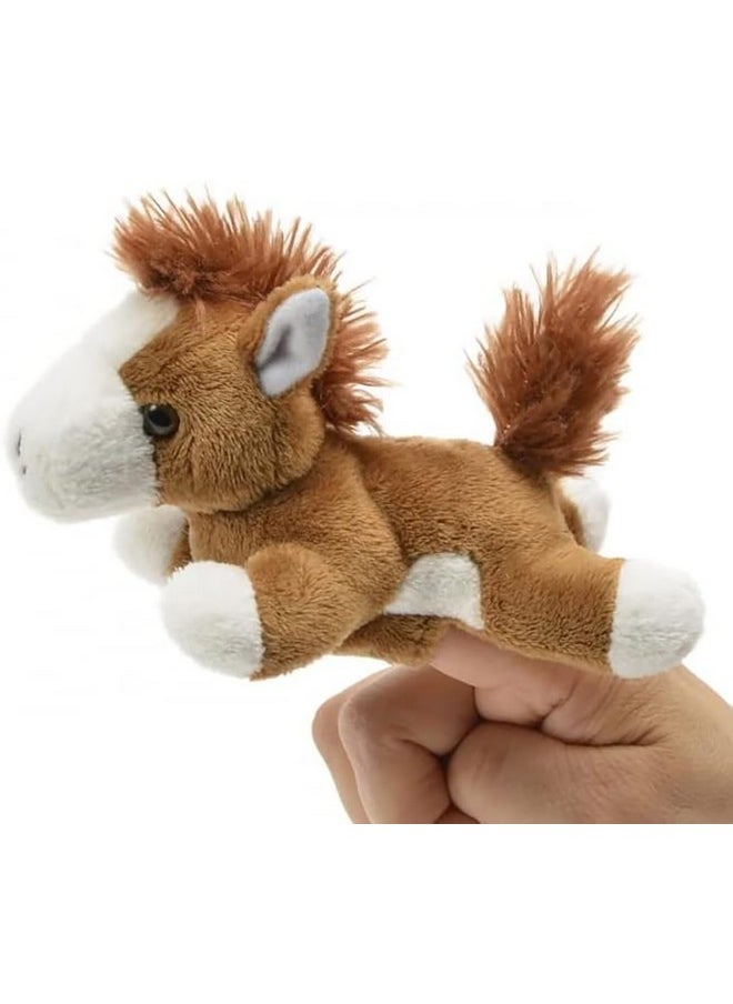 1155Hsp Spotted Horse Plush Finger Puppet, 5-Inch Length