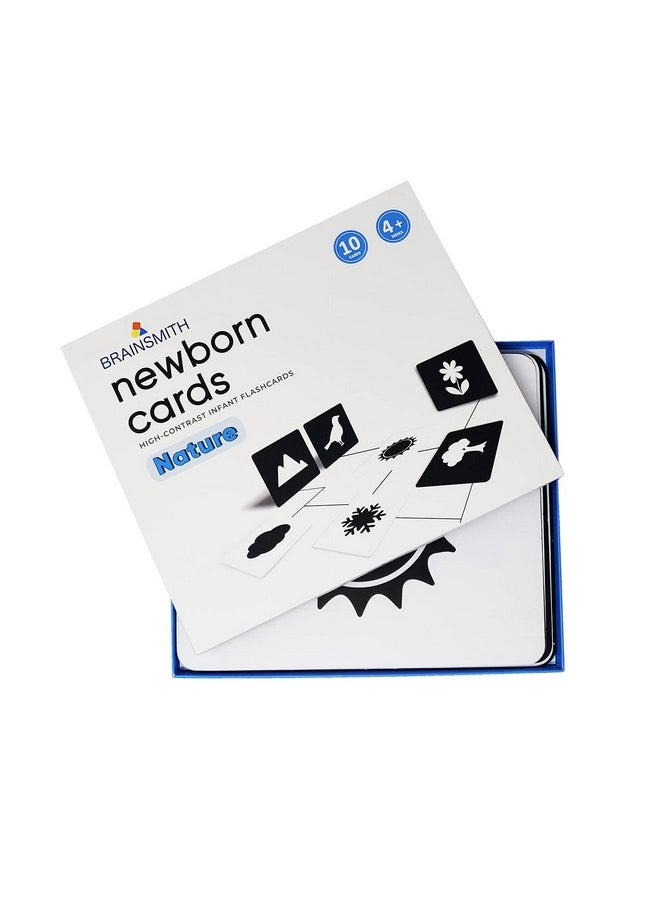 Flash Card For Babies - Nature Learning, High-Contrast Picture Cards Set For New Born Baby And Infants (0-6 Month Old) - Sight And Brain Development