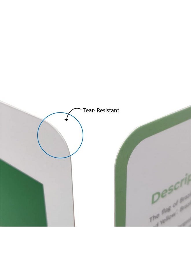 Quantum Flash Cards, National Flags - Educational Flashcard Set 1 For Toddlers And Kids (8 Months To 8 Years) For Brain Development