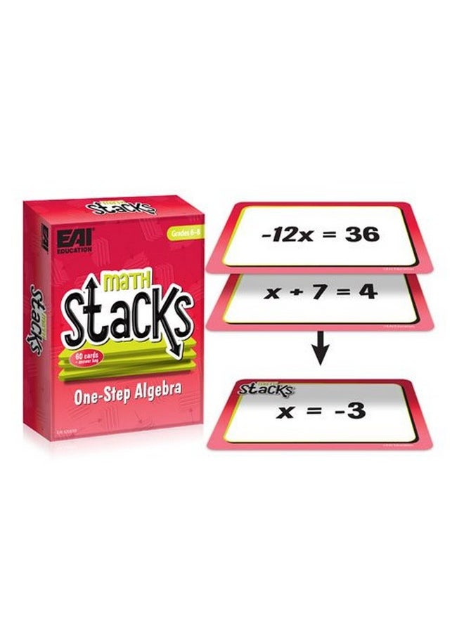 Math Stacks One-Step Algebra Game: Grades 6-8