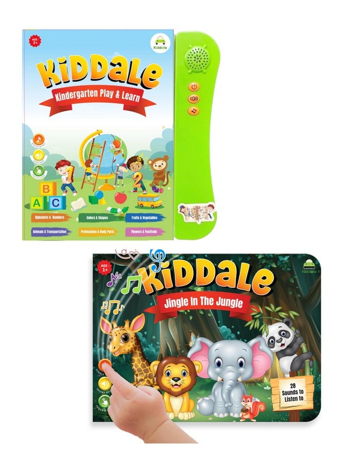 2-Pack Play N Learn And Jingle In The Jungle Musical Interactive Sound Books