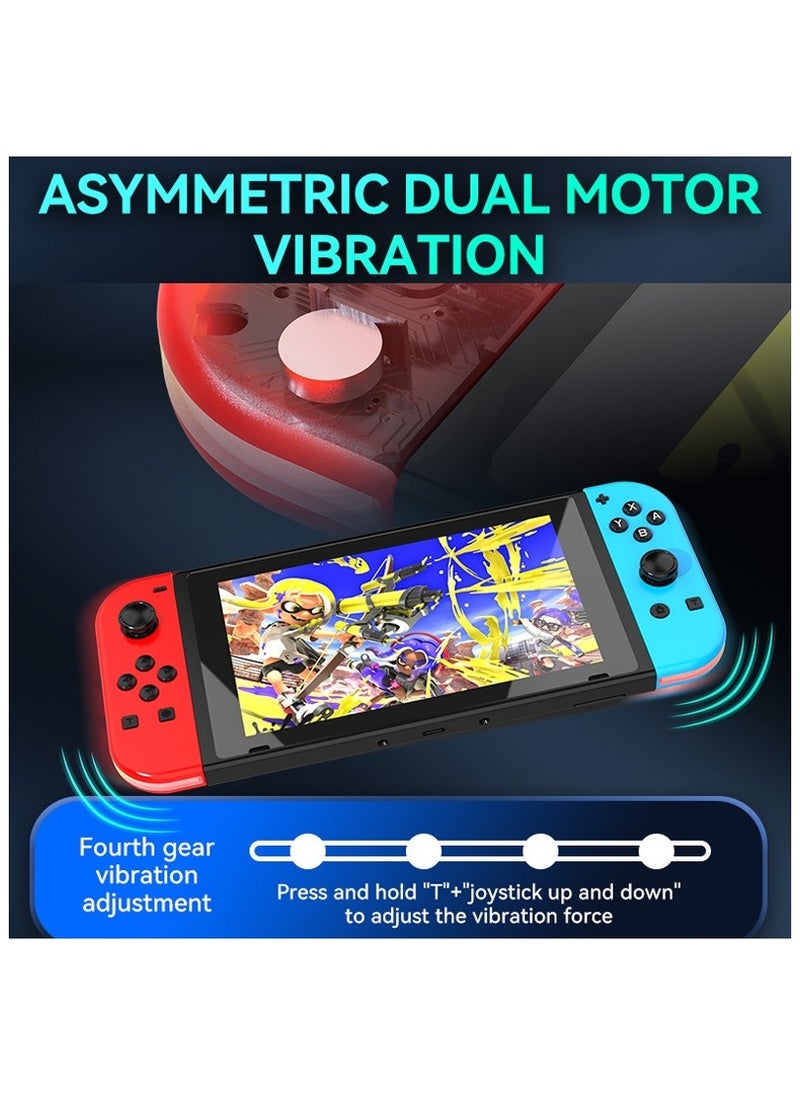 Joy Cons Wireless Controller for Nintendo Switch, L/R Controllers Replacement Compatible with Nintendo Switch/Lite/OLED, Joystick with Wake-up/Screenshot/Dual Vibration/Motion Control Function