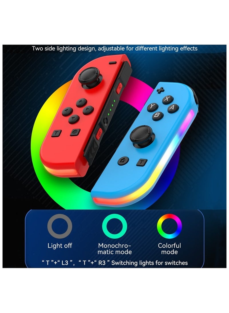 Joy Cons Wireless Controller for Nintendo Switch, L/R Controllers Replacement Compatible with Nintendo Switch/Lite/OLED, Joystick with Wake-up/Screenshot/Dual Vibration/Motion Control Function