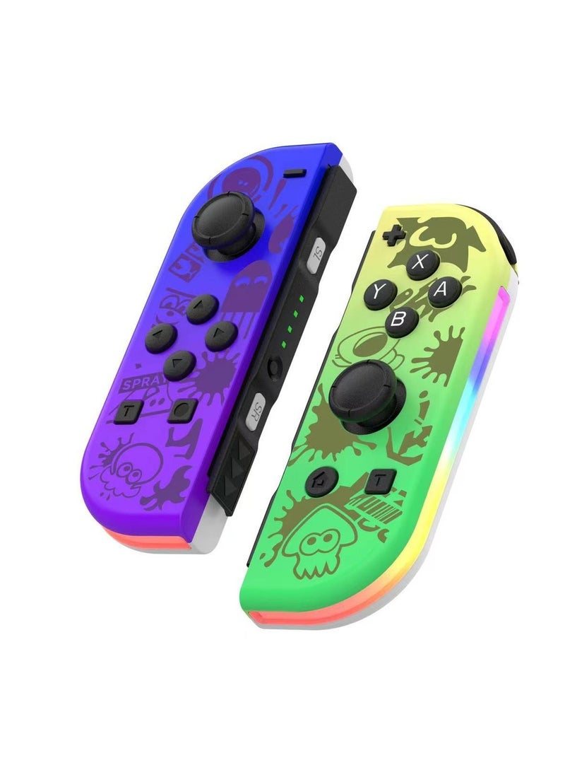 Joy Cons Wireless Controller for Nintendo Switch, L/R Controllers Replacement Compatible with Nintendo Switch/Lite/OLED, Joystick with Wake-up/Screenshot/Dual Vibration/Motion Control Function