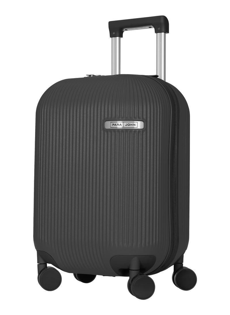 Round Case Polycarbonate Cabin Luggage 1Pcs - Alpha Grey