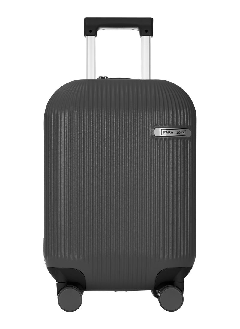 Round Case Polycarbonate Cabin Luggage 1Pcs - Alpha Grey