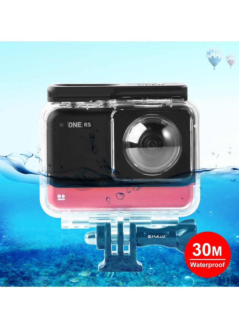 For Insta360 One RS 360 Edition PULUZ 30m Underwater Depth Diving Case Waterproof Housing