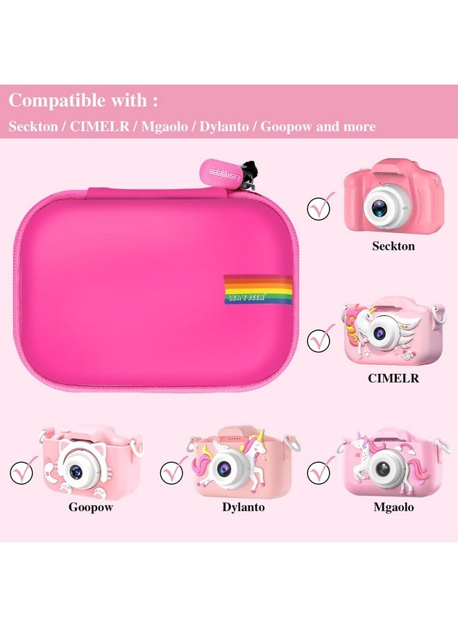 Kids Camera Case Compatible With Seckton/Gktz/Ozmi/Prograce/Dylanto/Rindol/Vatenic/Nine Cube/Hyleton And More Kids Digital Camera Toys And Accessories (Case Only)