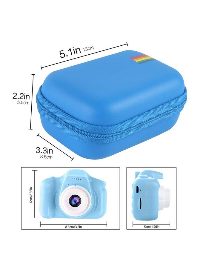 Kids Camera Case Compatible With Seckton/Desuccus/Rindol/Ozmi/Nine Cube/Vatenic/Lc-Dolida/Gktz And More Kid Digital Camera Toys,Best Birthday Gifts For Boys -Blue(Case Only)