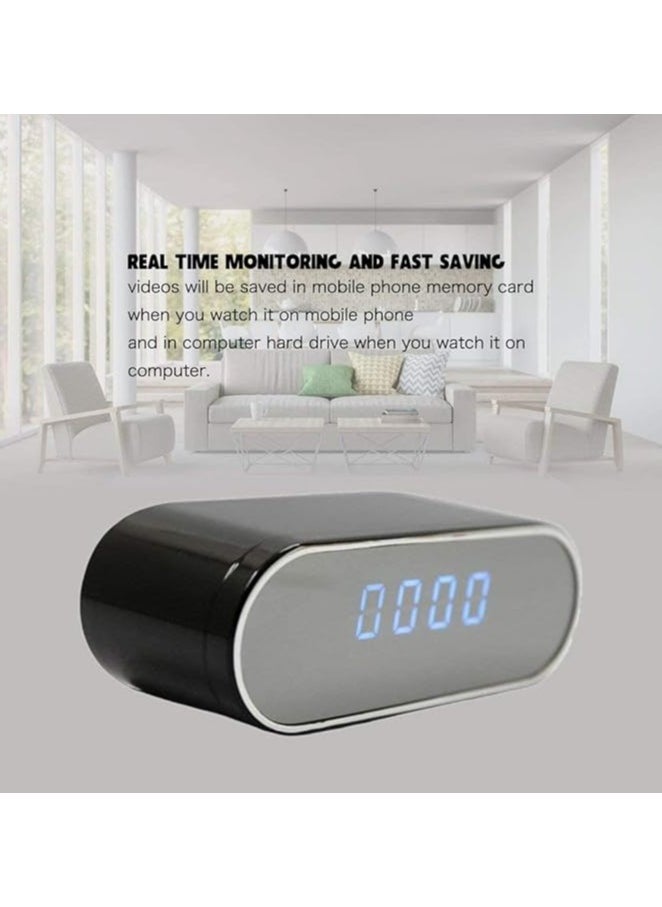 1080P HD WiFi Hidden Camera Motion Security Bluetooth - Alarm Clock - Wireless WiFi Pet/Baby/Nanny Camera, Remote Watching Live Streaming for Home/Office