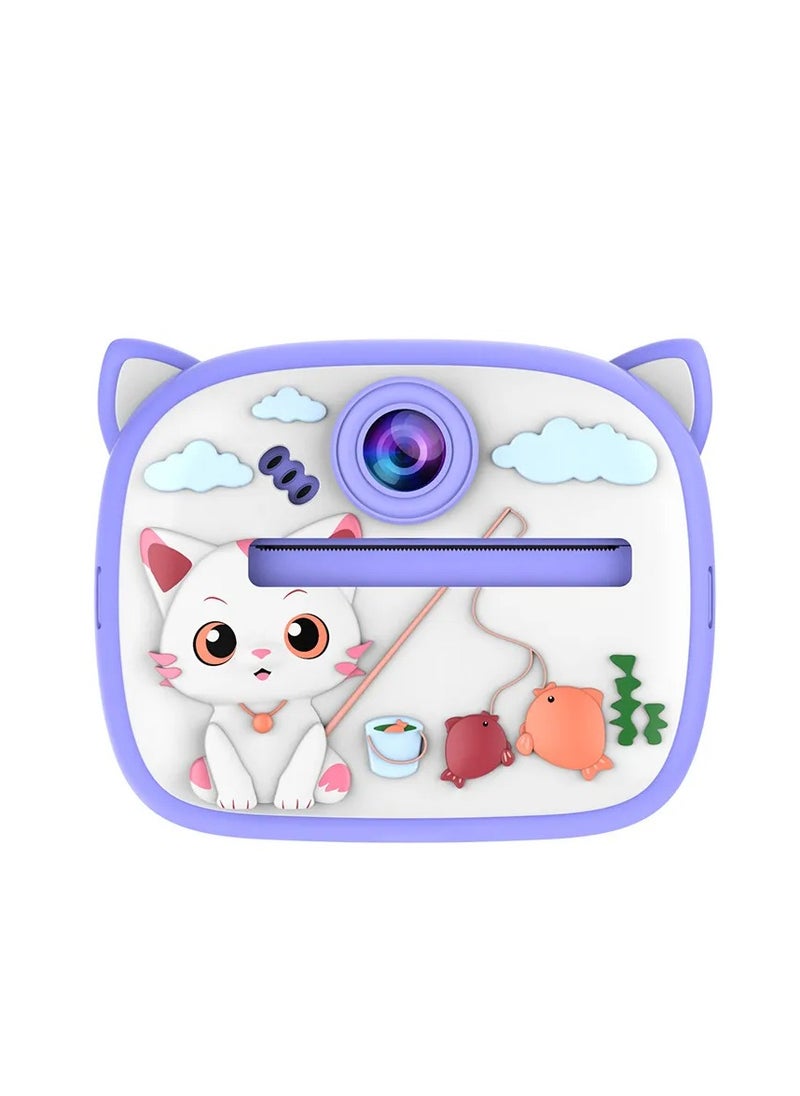 Children's Toy Digital Camera 1080p HD Screen Outdoor Toy Birthday Gift Polaroid HD Mini Print Camera Children's Digital Video Camera