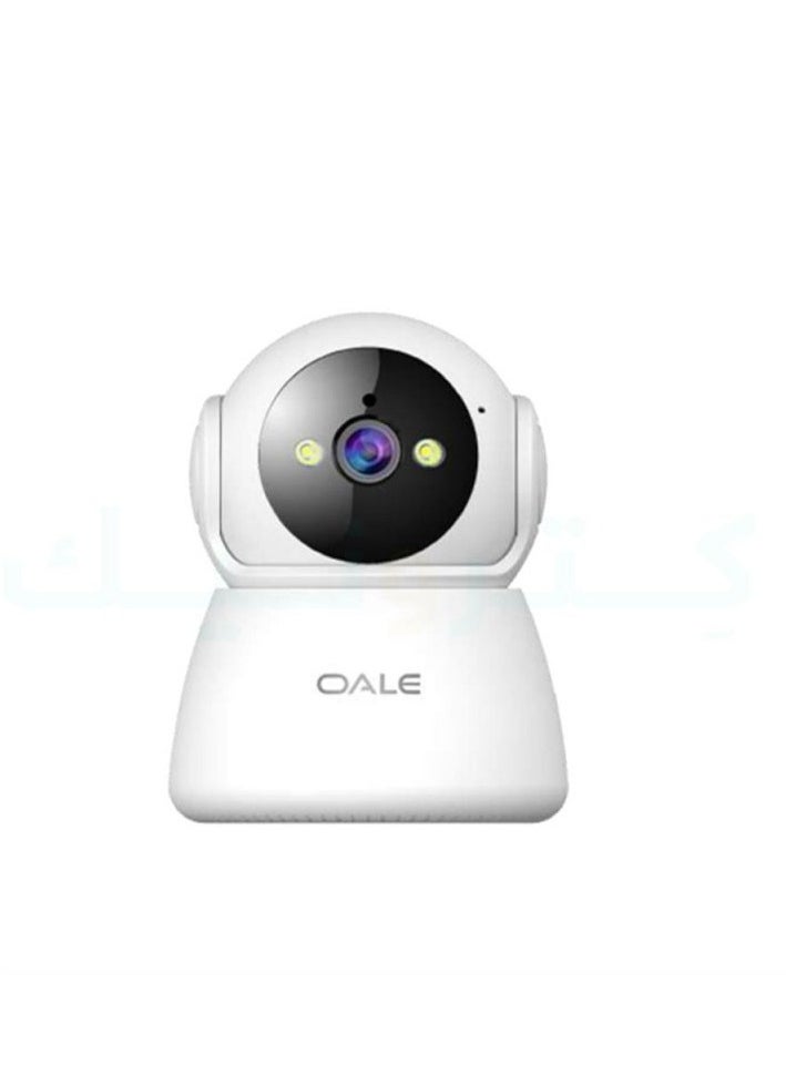 OALE iHome 01+ WiFi Audio 1080P 360° Night Vision 2-LED Motion Detection Security Camera