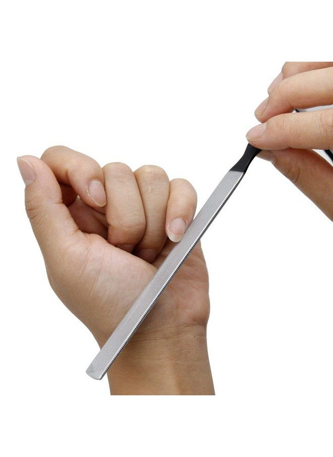 Stainless Steel Nail File 4 Sides 7 Inch Length