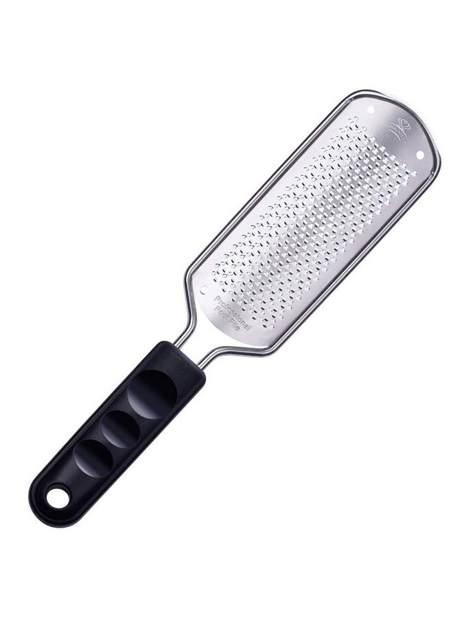 Callus Remover Foot File Fine Foot Rasp Stainless Steel Colossal Foot Scrubber Salon Home Pedicure Foot Care Tool For Soft Feet, F-03