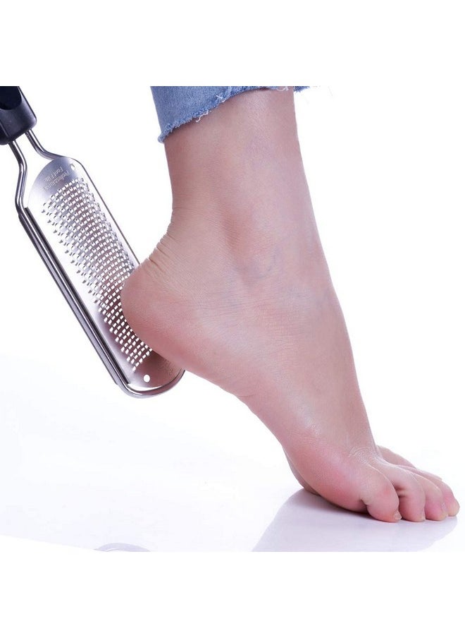 Callus Remover Foot File Fine Foot Rasp Stainless Steel Colossal Foot Scrubber Salon Home Pedicure Foot Care Tool For Soft Feet, F-03