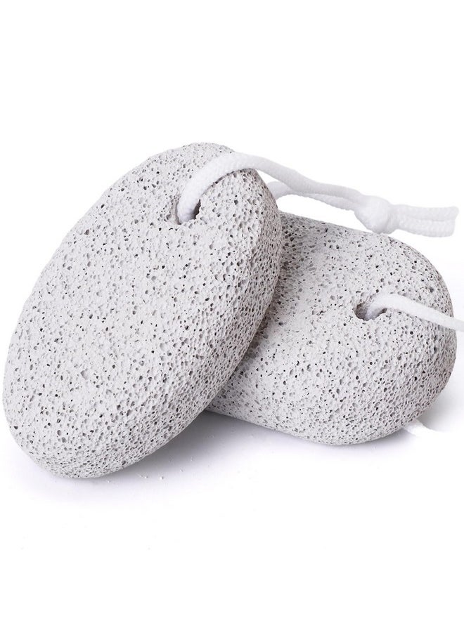 Pumice Stone For Feet 2 Pcs, Phogary Lava Pedicure Tools Hard Skin Callus Remover For Feet And Hands - Natural Foot File Exfoliation To Remove Dead Skin