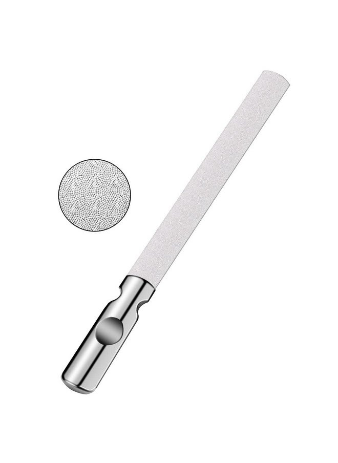 Professional Stainless Steel Nail Files Double Sided For Women And Men, Heavy Duty Reusable Manicure Filer For Natural Nails, Great For Home Salon Or Travel Use