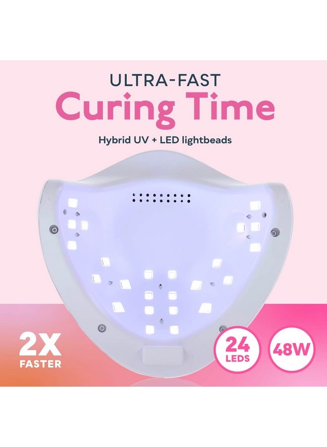 Sun5 Uv Light For Nails, Uv Light Nail Lamp With Timer Settings, User Friendly Uv Lamp Light For Nails, Smart Led Uv Nail Light, Led Uv Lamp For Gel Nails, Compatible With All Gel Types