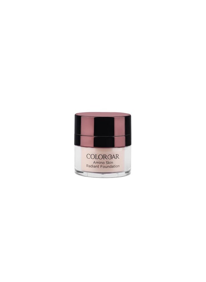 Amino Skin Radiant Cream Foundation, Sand Medium 005, 15G | Smooth And Satin Finish | High-Coverage | Suitable For All Skin Types