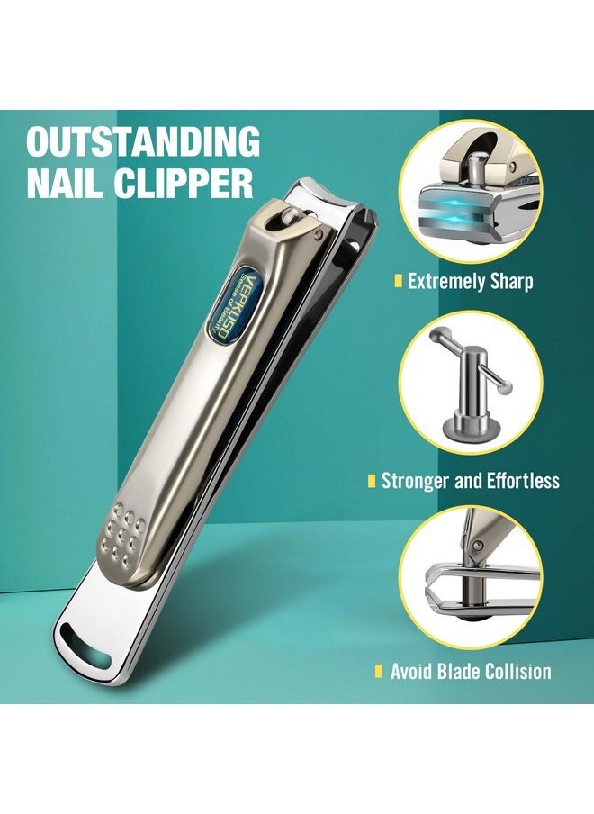 Ippers For Men, Vepkuso Toenail Clippers For Thinck Nails Professional Fingernail Clippers Cutter For Women,Seniors,Adult