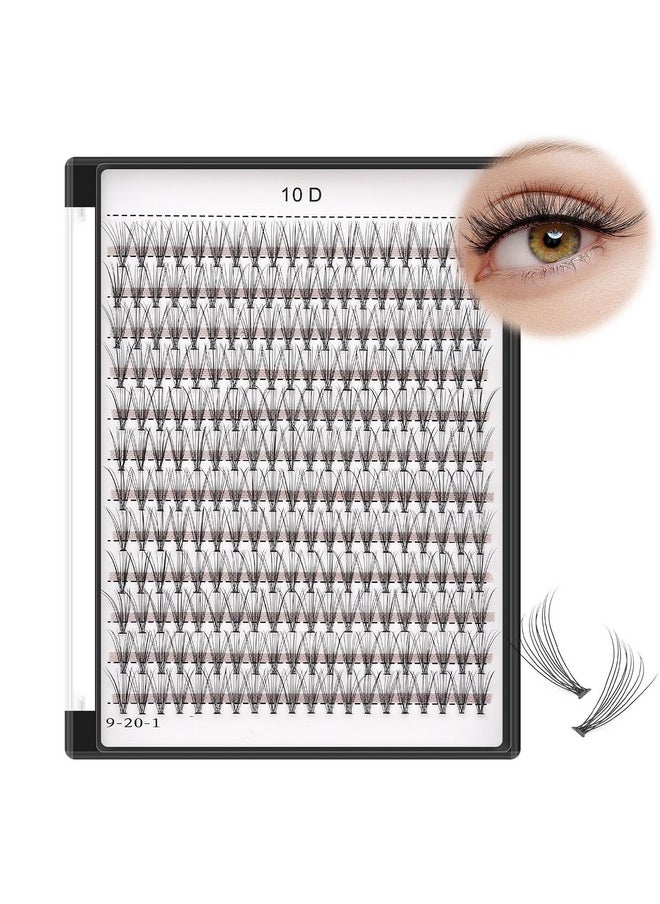 D Curl 10D/20D/30D Clusters Lashes 8-22Mm To Choose Natural Lash Clusters Eyelash Extension Soft Lashes Individual Eyelashes (10D-0.1-D Curl -18Mm)