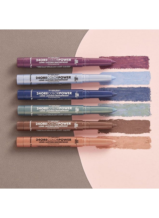 Milano 24Ore Color Power Long Lasting & Waterproof Eyeshadow Stick 08 Deep Purple