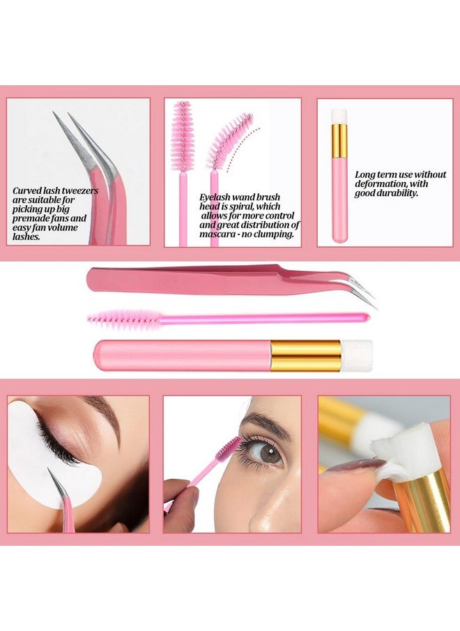 Diy Lash Extension Kit Individual Lashes Kit For Beginner At Home With 280 Pcs 9-16Mm Length 30D+40D Curl Lash Clusters Lash Bond And Seal Glue Remover Tweezers Lash Applicator Tool