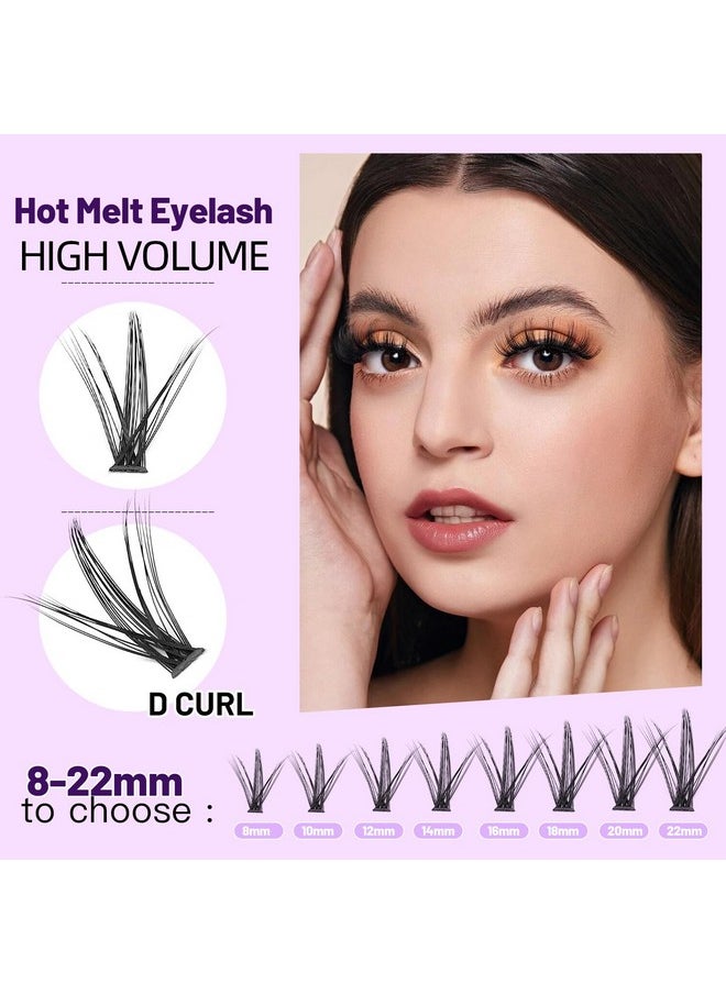 D Curl 10D/20D/30D Clusters Lashes 8-22Mm To Choose Natural Lash Clusters Eyelash Extension Soft Lashes Individual Eyelashes (30D-0.07-D Curl -12Mm)