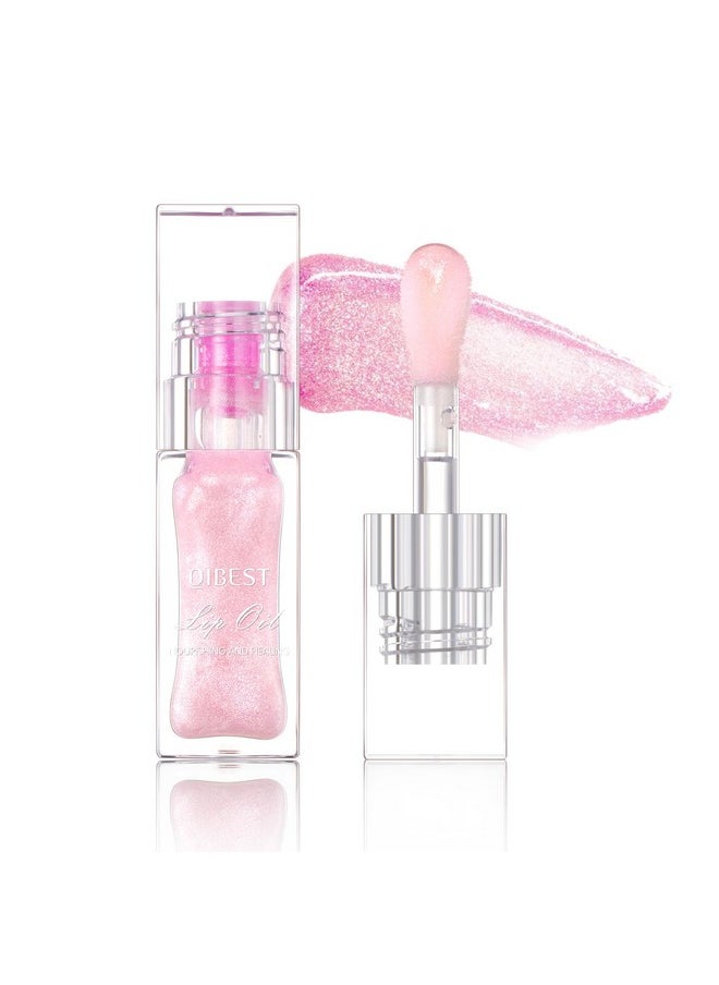 Cosmetics Color Changing Lip Oil V2, Magic Color Changing Lip Oil Cosmetics, Plumping Lip Oil Moisturizing Lip Gloss, Long Lasting Lip Glow Oil Non-Sticky Warm Change Glitter Lip Tint (Pack Of 1)