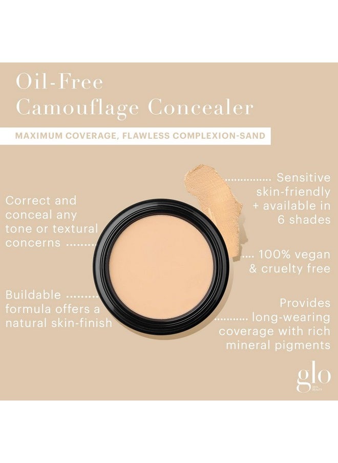 Oil-Free Camouflage Concealer - Correct And Conceal Imperfections, Blemishes & Dark Spots, Nourishing Makeup For A More Even Complexion (Sand)