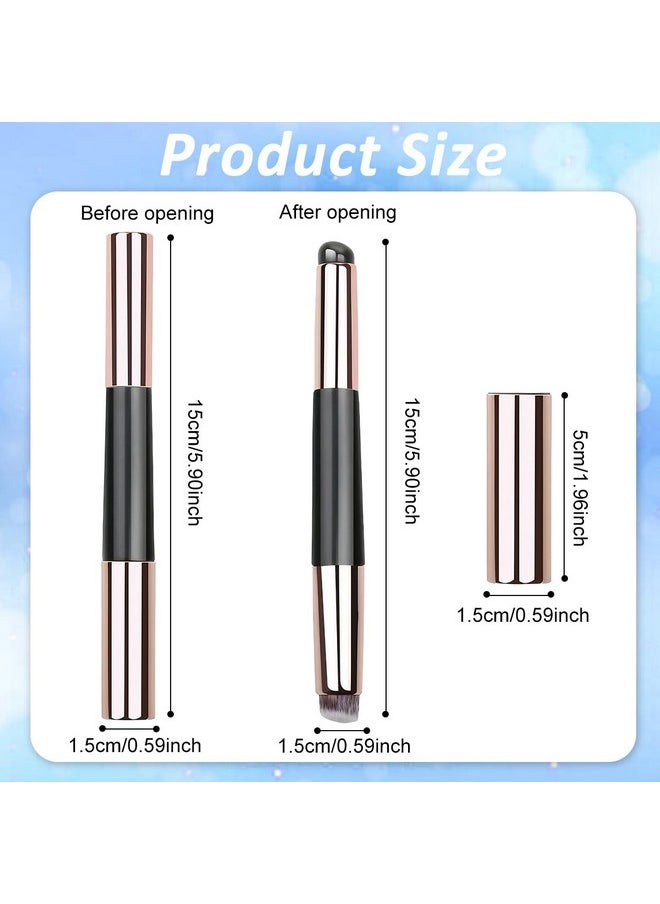 ® Silicone Lip Applicator, 2 In 1 Lipstick Brush Lip Balm Applicator & Concealer Brush, Double-Ended Travel Silicone Lip Brush For Lipstick, Lip Gloss, Foundation