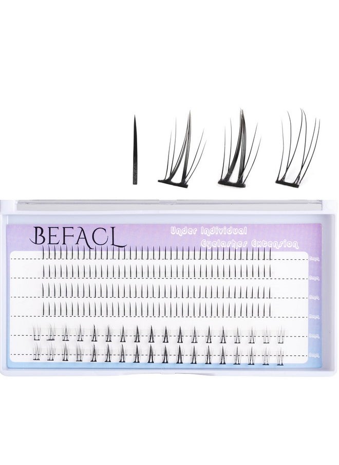 Bottom Lash Clusters Diy Lash Extension Lower Individual Lashes 196Pcs Wispy Natural Look Lashes Manga Bottom Cluster Lashes 5Mm And 6Mm