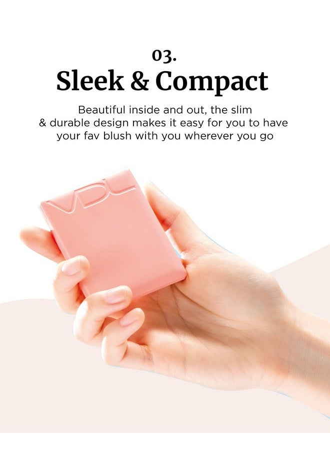 Cheekstain Pastel Blush For Cheeks (Favorite Lavender, 0.2Oz) - Lightweight, Velvet Powder Formula - Seamless, Long-Lasting, Natural-Looking Glow | Korean Makeup