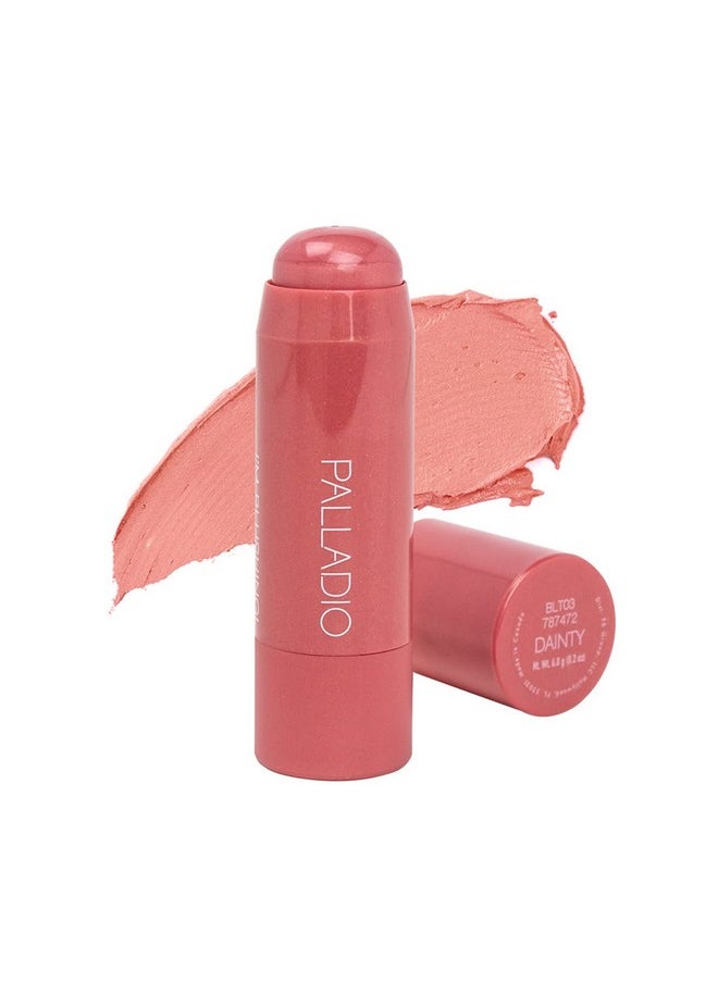 I'M Blushing 2-In-1 Cheek And Lip Tint, Buildable Lightweight Cream Blush, Sheer Multi Stick Hydrating Formula, All Day Wear, Easy Application, Shimmery, Blends Perfectly Onto Skin, Dainty