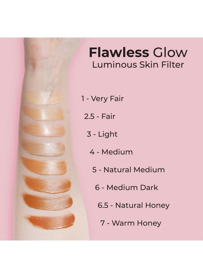 Flawless Glow, Luminous Skin Filter, 7, Blurs And Smooths, Dewy Finish, 4-In-1 Multi-Tasking Formula, Vegan, Cruelty Free Cosmetics