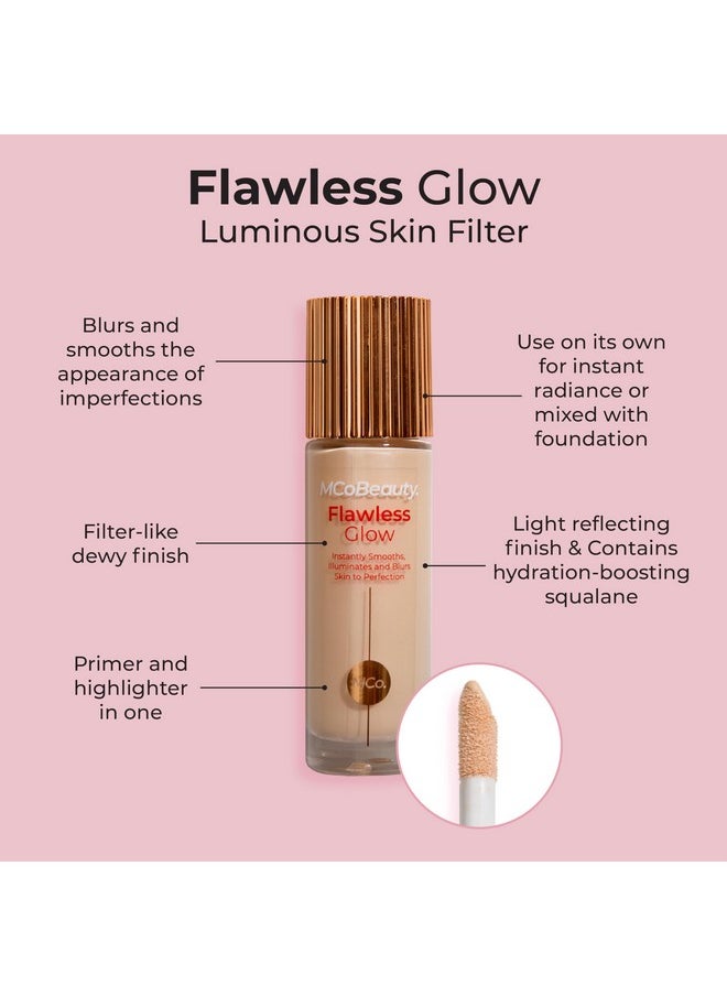 Flawless Glow, Luminous Skin Filter, 7, Blurs And Smooths, Dewy Finish, 4-In-1 Multi-Tasking Formula, Vegan, Cruelty Free Cosmetics