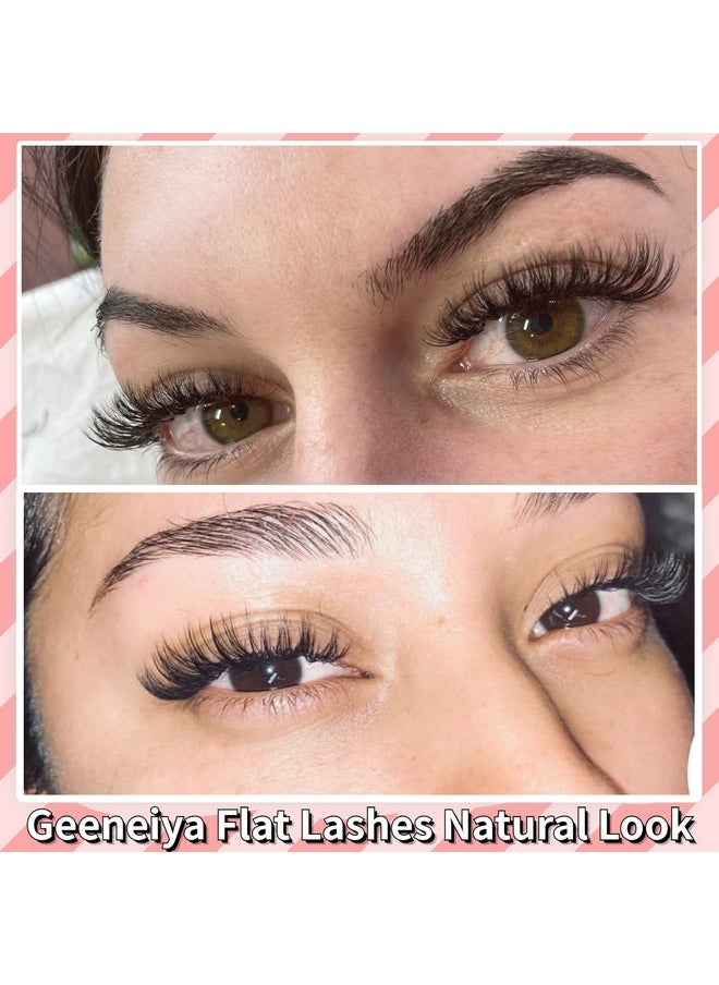 Hes Wispy False Eyelashes Cat Eye Lashes Natural Look Fluffy 3D Strip Fake Eyelashes Pack By Geeneiya, Long-Lasting, Ultra-Light, Cc Curl Lash Extension Effect