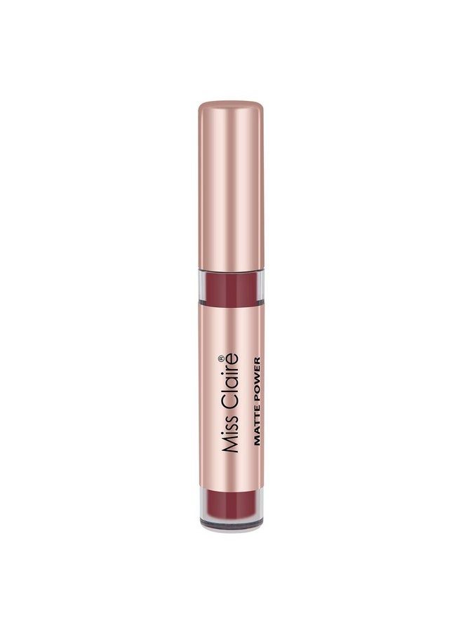 Matte Power Lip Color Liquid Listick 3G, (08)