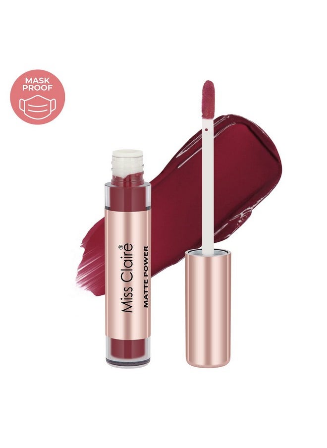Matte Power Lip Color Liquid Listick 3G, (08)