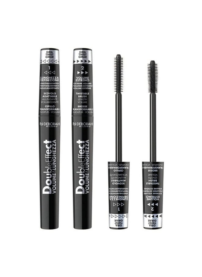 Milano Double Effect Mascara, Black, 8Ml